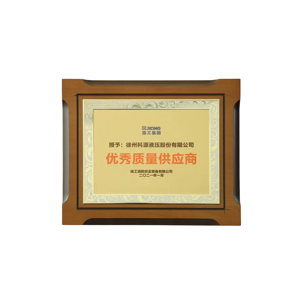 XCMG Fire Supplier Award